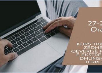 Kurs trajnimi për zëdhënësit e qeverisë për çështjet e ekstremizmit të dhunshëm dhe terrorizmit