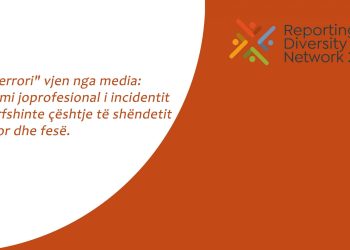 Kur “terrori” vjen nga media: mbulimi joprofesional i incidentit që përfshinte çështje të shëndetit mendor dhe fesë.
