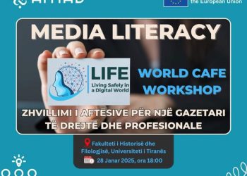 Thirrje për Pjesëmarrës: Trajnim mbi Edukimin Mediatik
